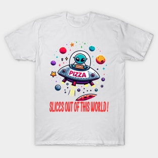 Intergalactic Pizza Delivery: Space and Beyond T-Shirt